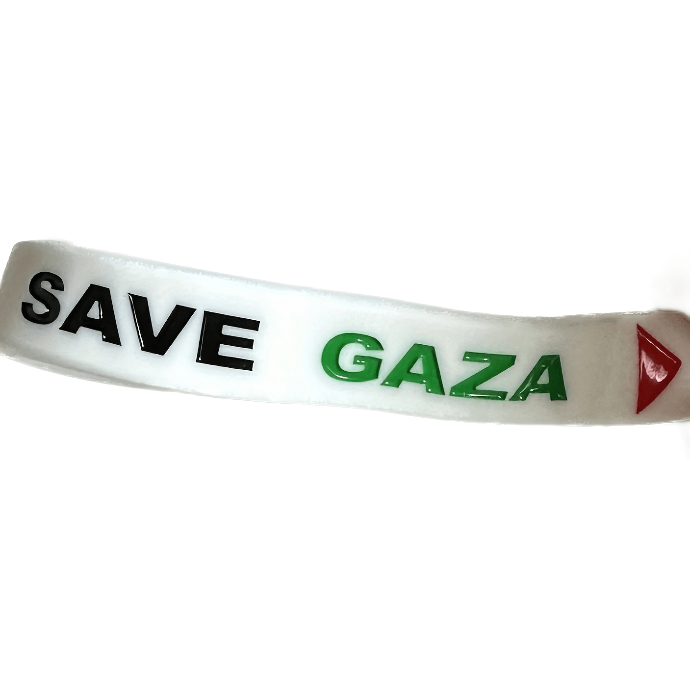 Gaza Flag Silicone Wristband Bracelet Gift
