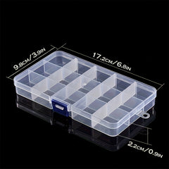 Detachable Transparent Fishing Gear Plastic Box Storage Box
