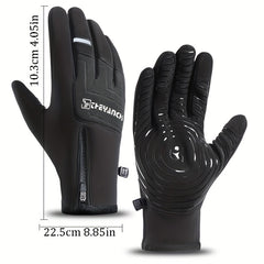 Winter Riding Gloves Men's Outdoor Gloves Non slip Thickened Warm Coldproof