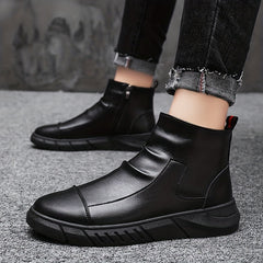 Men's Motorcycle Boots Outdoor Non Slip Wear resistant Shoes