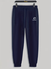 Ghost Print Men's Drawstring Sweatpants Loose Casual Trousers