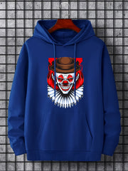 Men's Scary Clown Graphic Hoodie Hooded Sweatshirt