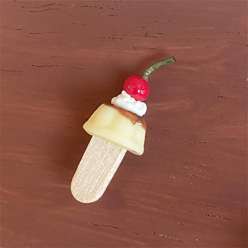 Dollhouse Mini Food Play Pudding Stick Decoration