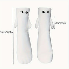 Magnetic Hands Holding Socks, Fun Socks for Couples, Parent-Child Socks