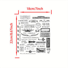 1pc Ancients Stamps Scrapbook Paper Craft Album Card Punch Art Stamps