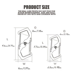 ATISEN Stainless Steel Carabiner Set Large & Medium Buckles for Climbing