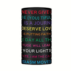 Motivational Silicone Bracelet for Sports and Fitness