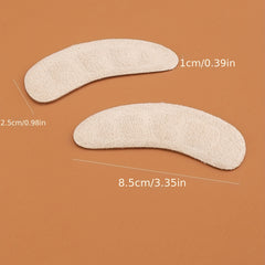 2pcs Anti-slip Forefoot Pads Transparent Half Size Pad Self-adhesive Reusable