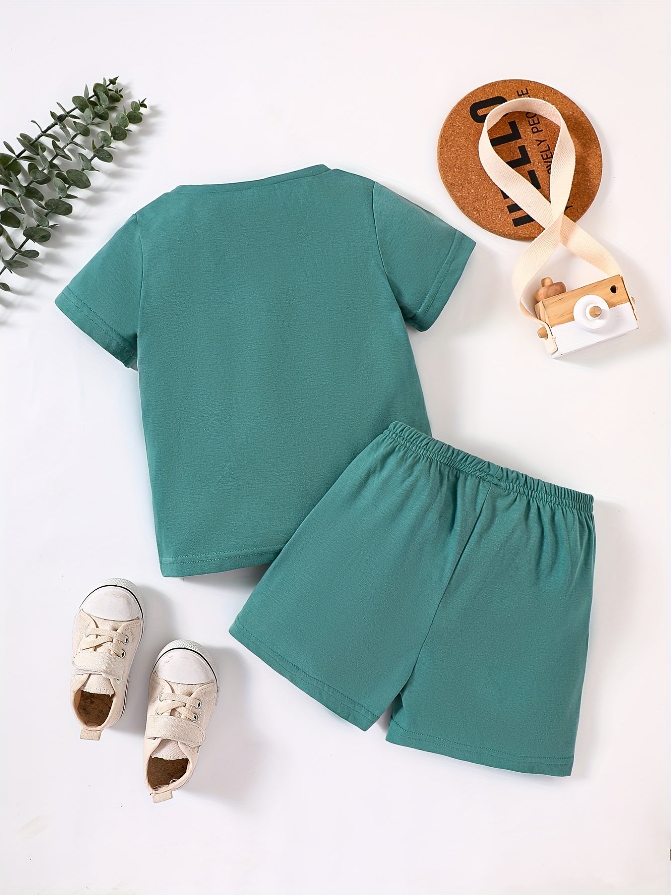 Boys Summer Casual Outfit: T-shirt & Shorts