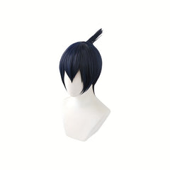 Men's Mixed Wig Anime Party Cosplay Halloween Short Hair Full Headgear