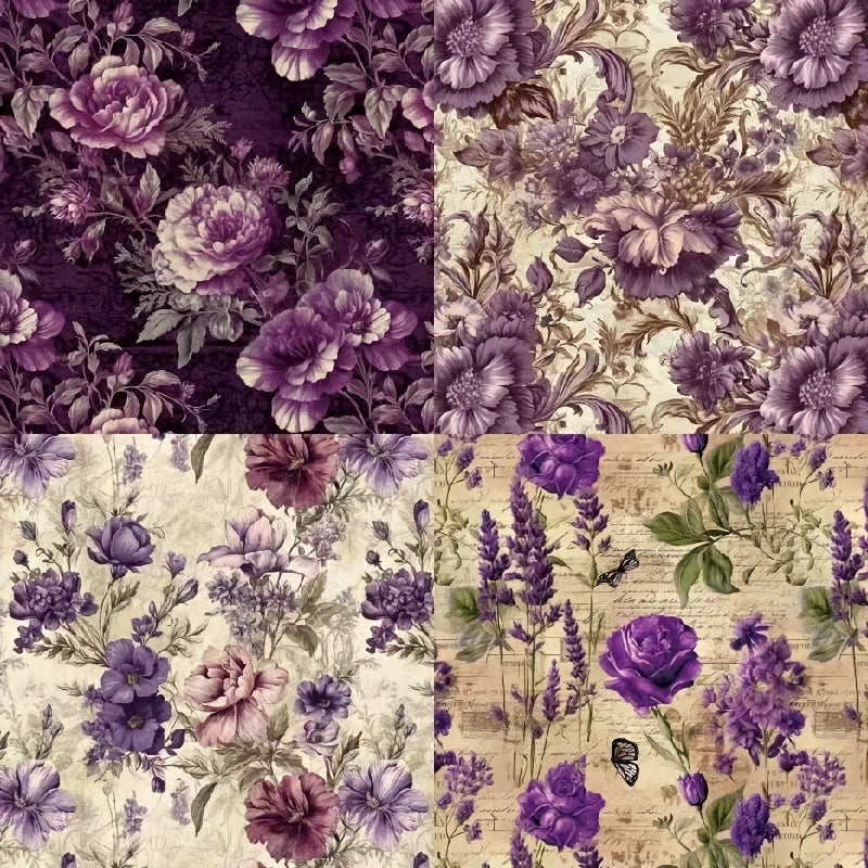 DIY OMBRE Theme Background Paper 6 Inch Single Sided Pattern Paper Blossom