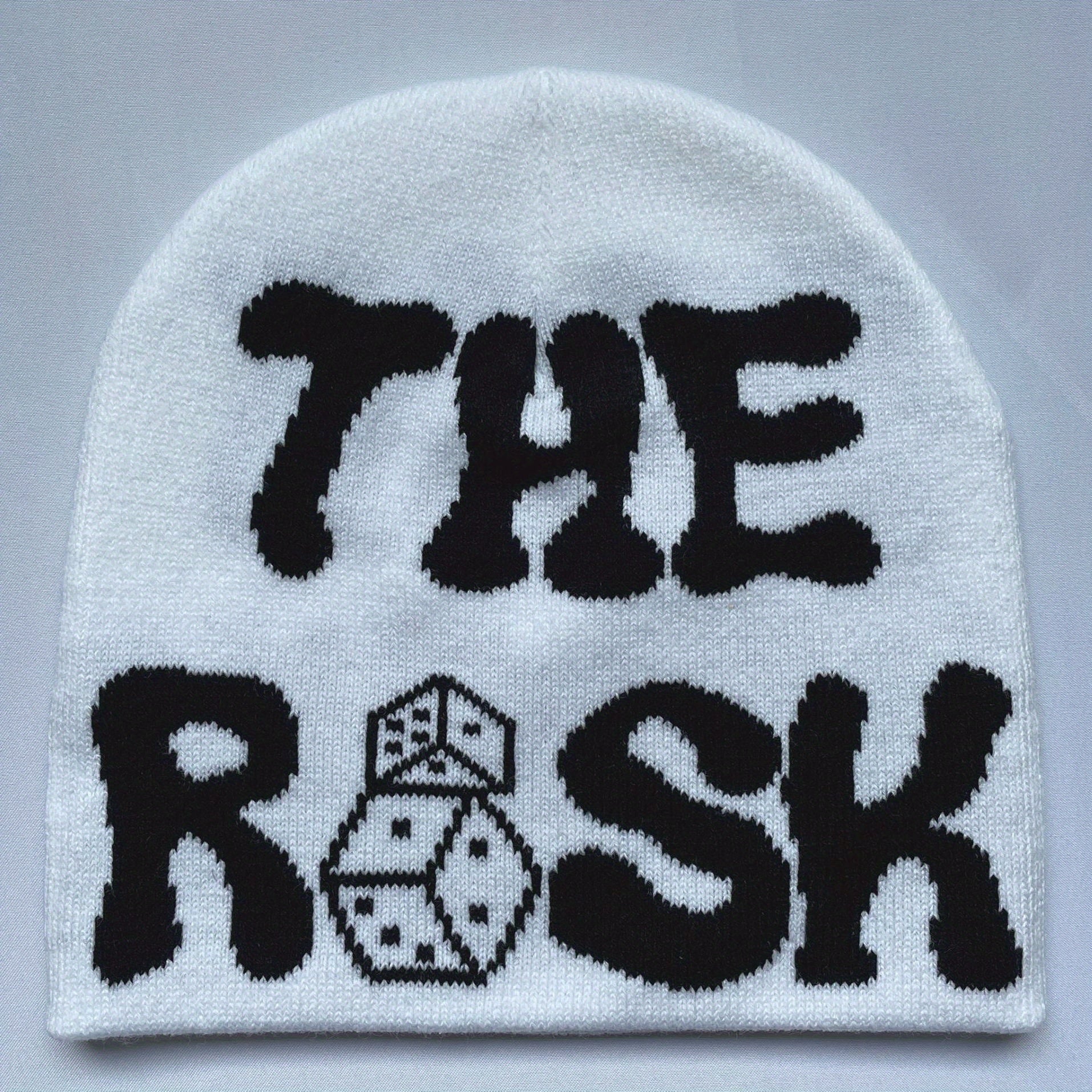 English Jacquard Knitted Hat Hip Hop Cap Warm Letter Cap
