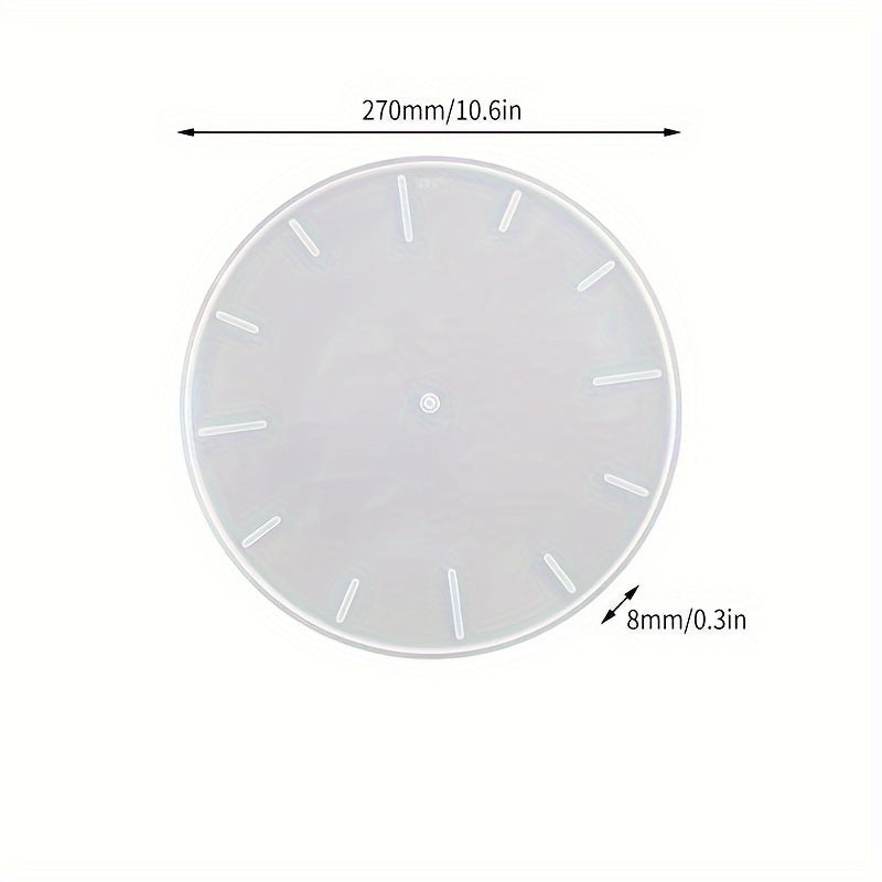 Circular Clock Resin Mold for DIY Home Decoration