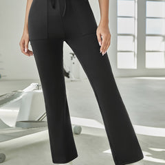 Women's Drawstring Flare Leg Sports Sweatpants
