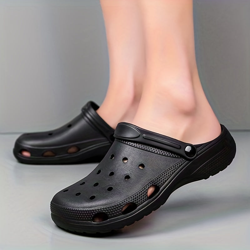 Men's Closed Toe Clogs Soft Sole Sandals Walking Shoes
