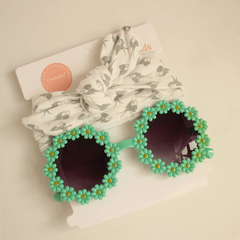 Daisy Flower Decor Sunglasses For Kids UV400
