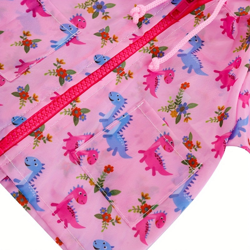 Pink Raincoat for 18 inch Dolls Fits 43 Newborn Dolls Ages 3-6
