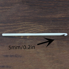 Plastic Crochet Hooks Set Weaving Tools Wool Sweater Needles