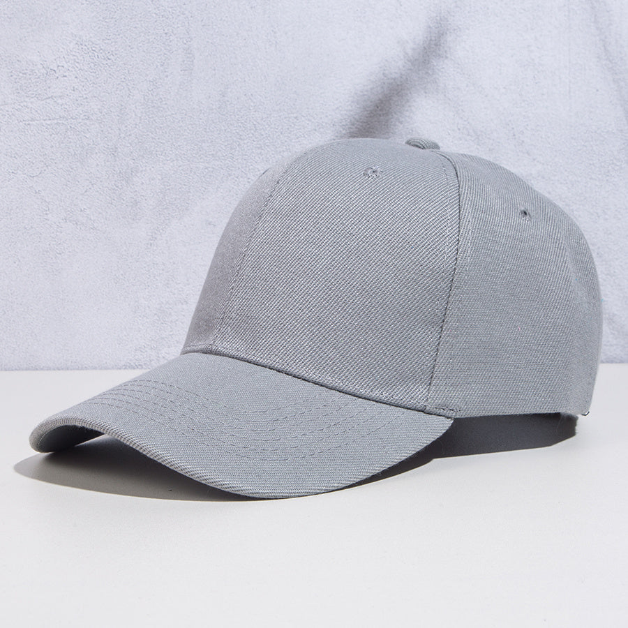 Versatile Baseball Cap Casual Solid Peaked Cap Sun Hat