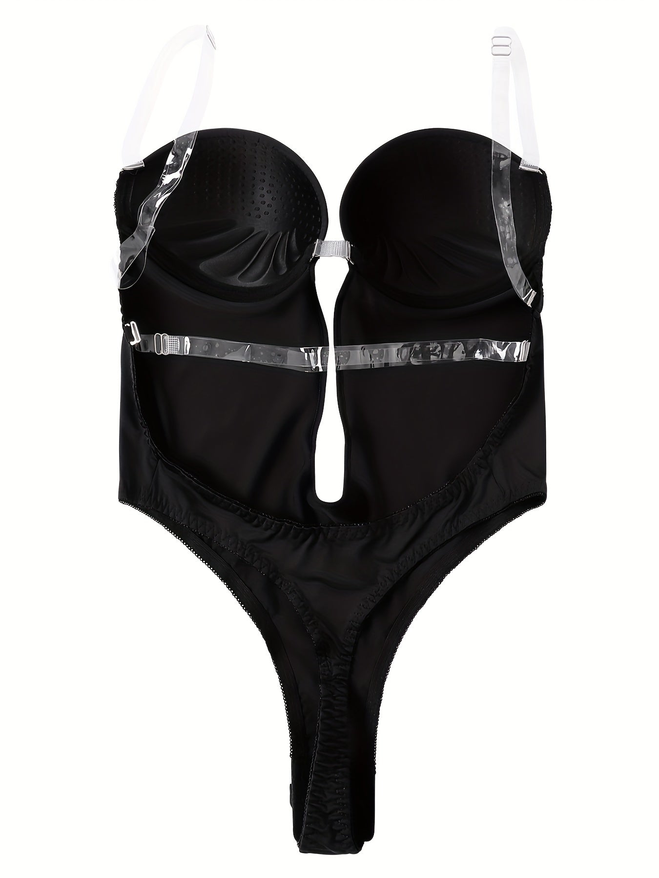 Plunging Shaping Bodysuit Push Up Slimmer Body Shaper