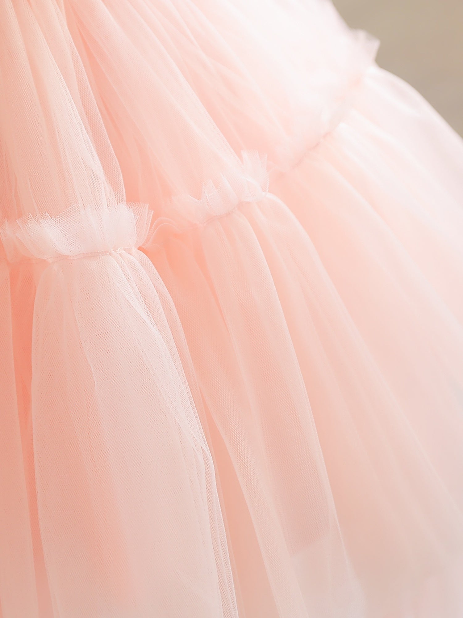 Girls' Princess Dress Birthday Flower Girl Belted Tutu Dress