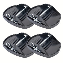 4pcs RV Caravan Jack Pads Leveller Wheel Foot Leg Support Adapter