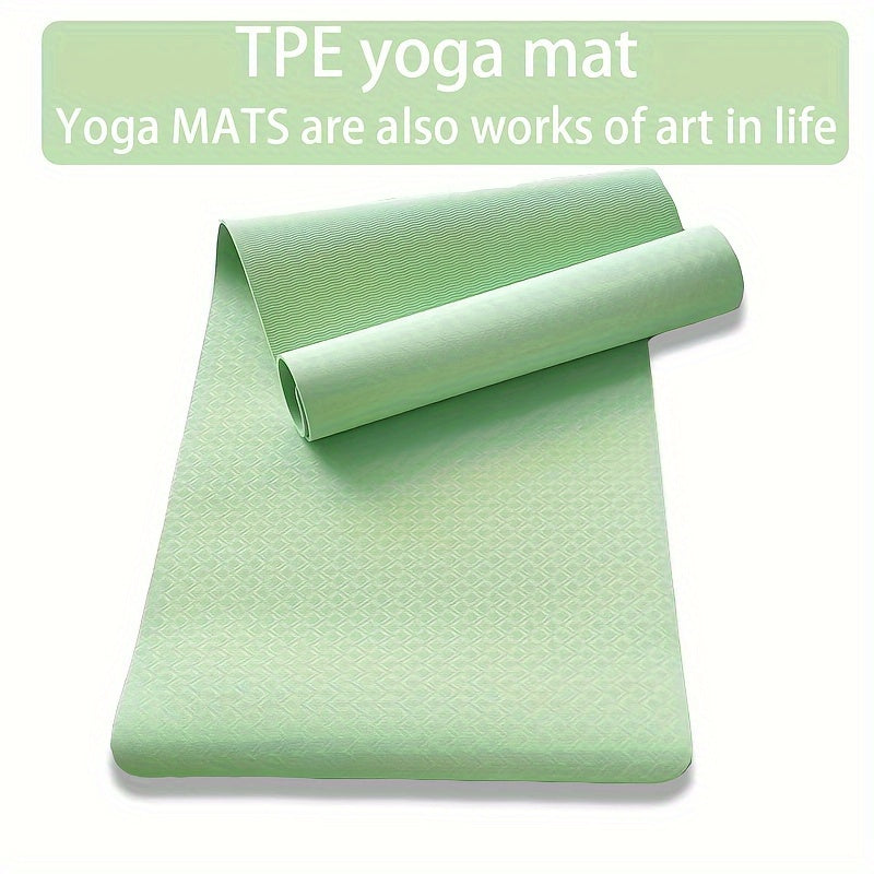 Non-slip Soft Yoga Mat Widen Shock Absorption Fitness Mat 183x61x0.72in