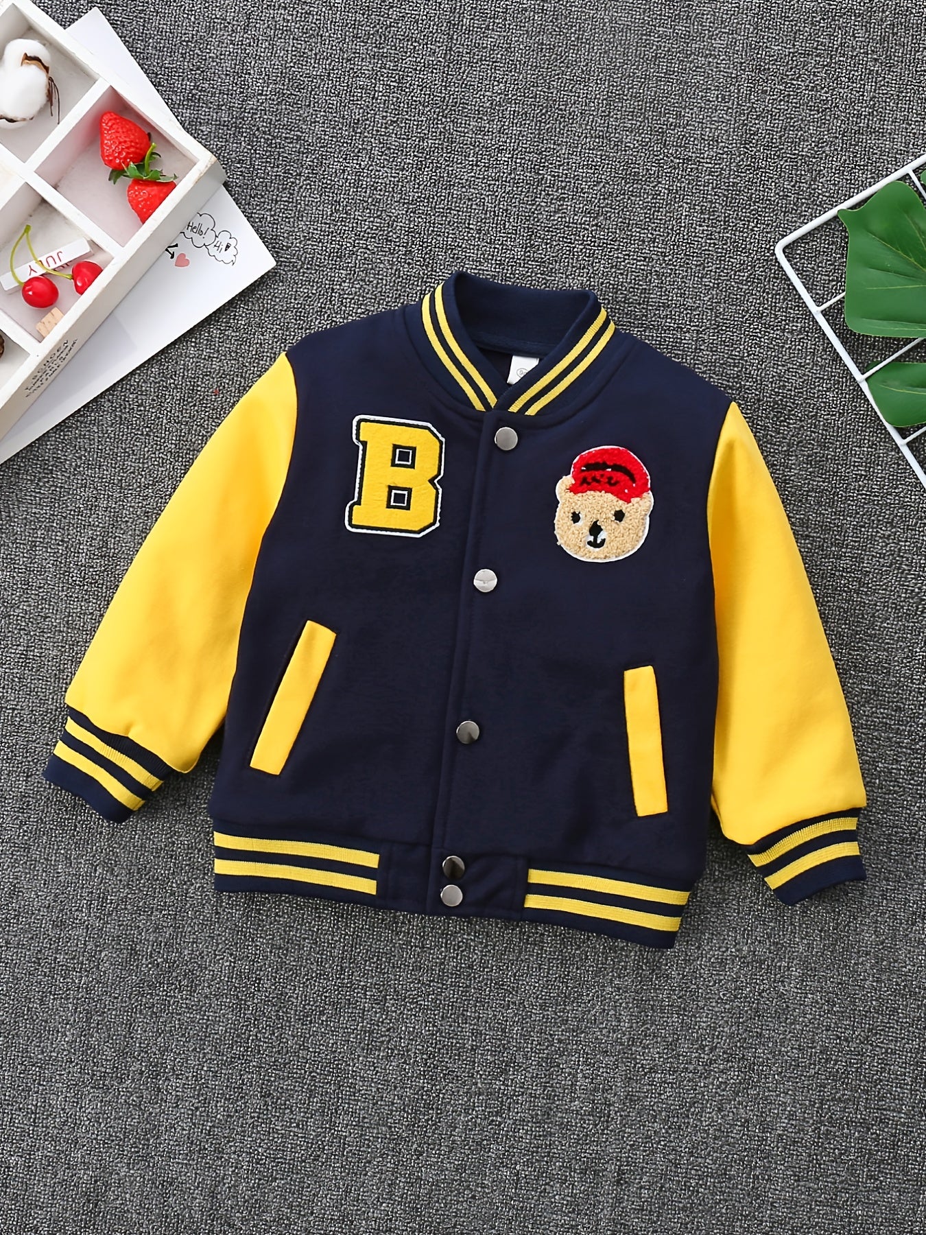 Boys Cotton Baseball Jacket