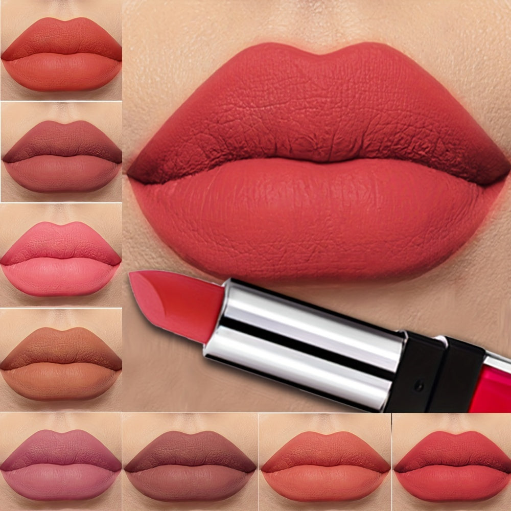 Matte Nude Lipstick - Long Lasting & Moisturizing
