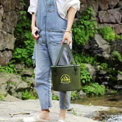 Foldable Portable Bucket Large Capacity Suitable For Camping Picnic Washing