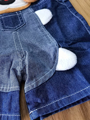 Cute Cartoon Bib Pants Overalls for Baby Boys Girls