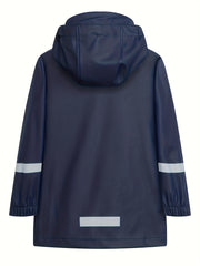 Kids Waterproof Hooded Rain Jacket