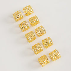 100pcs Dreadlocks Beads Hair Braid Clips Hair Cuffs Hair Jewelry For Locs