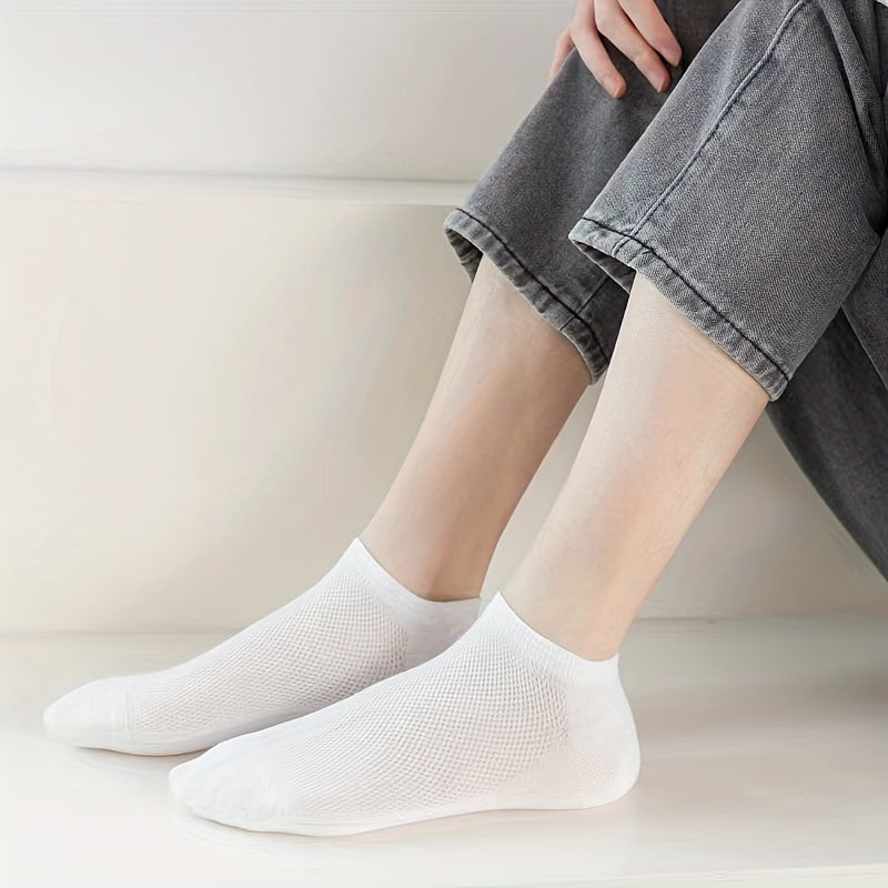 5 Pairs Men's Thin Cotton Low cut Socks For Outdoor Sports