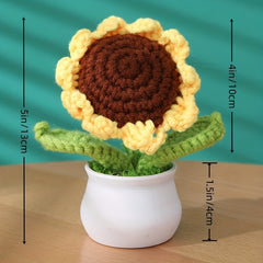 Crochet Eternal Flower Sunflower Lily Of The Valley Strawberry R