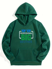 PROFESSIONAL BIG BROTHER Letter Print Boys Casual Pullover