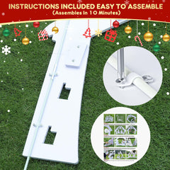 Waterproof PVC Outdoor Christmas Nativity Set - Weather Resistant Yard Decor