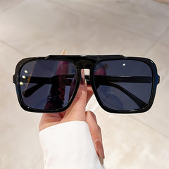 Leopard Brown Square Sunglasses UV Protection