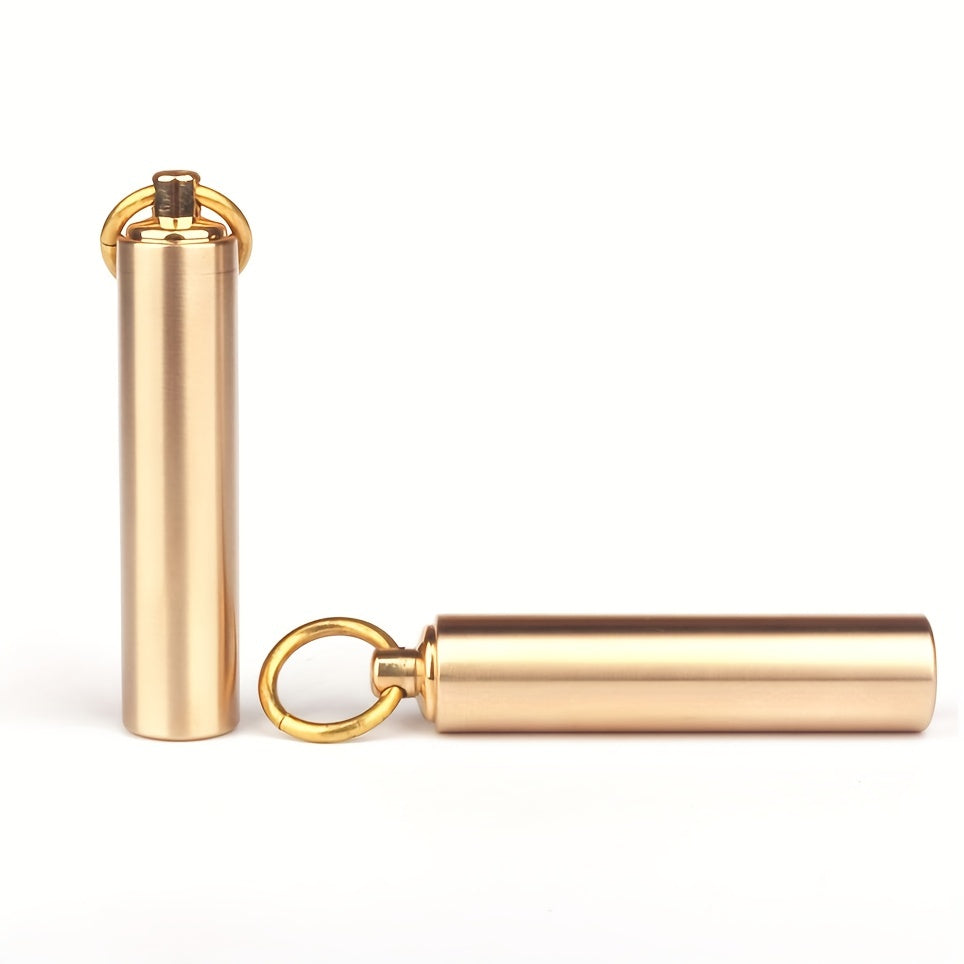 Mini Waterproof Medicine Holder with Key Ring