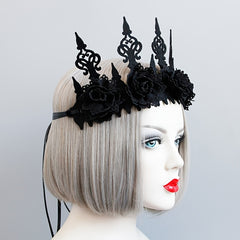 Vintage Witch Crown Headdress Gothic Style Party Supplies