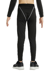 2 Pack Boys Sports Leggings Athletic Base Layer Running Basketball