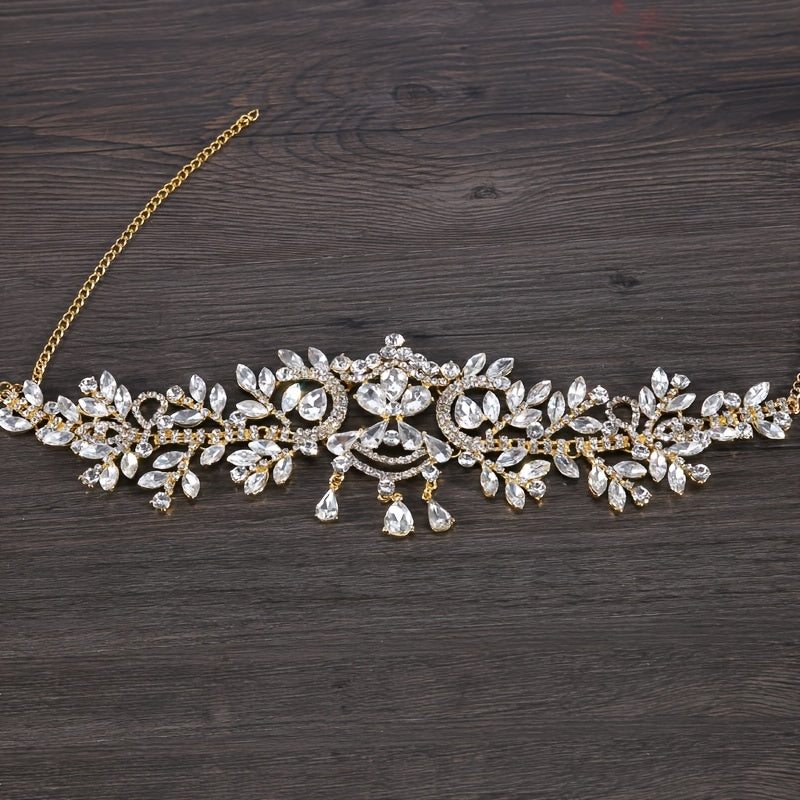 Bridal Crystal Headband Rhinestone Head Piece Wedding Accessories
