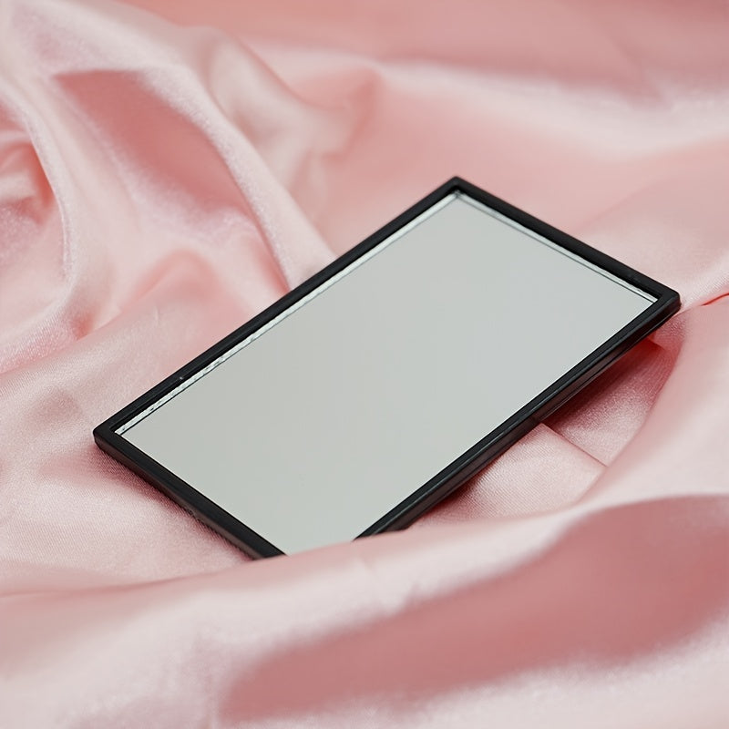 Portable Rectangular Pocket Mirror for Travel and Home Use