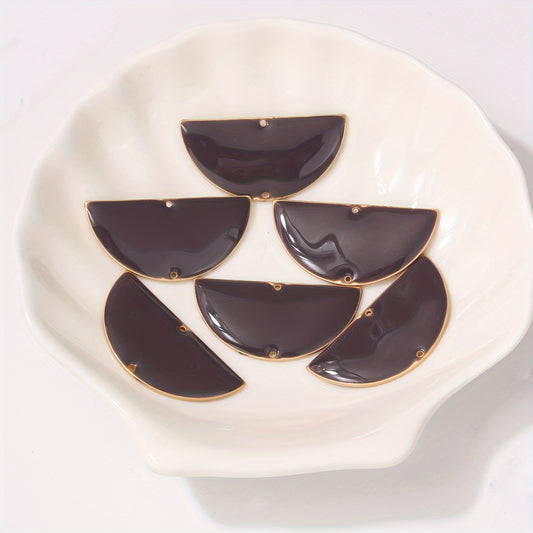 6pcs Double Holes Geometric Earrings Necklace Bracelet