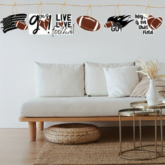 Football Coach & Team Ornaments Set - School & Friends Family Decoration