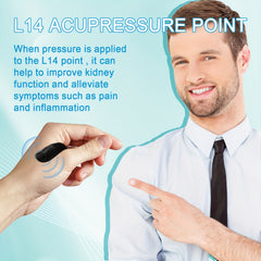 Portable Hand Acupressure Massage Clip Thumb Type Care Clip