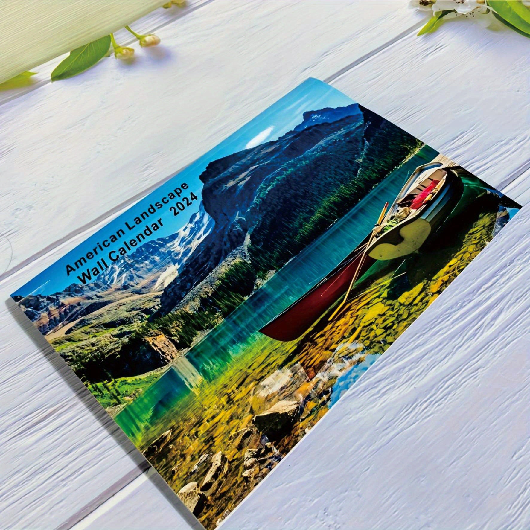 American Landscape Wall Calendar A3 Size