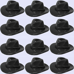 12pcs Mini Building Block Cowboy Hat DIY Christmas Dressing Toys