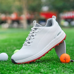 Men's Lightweight Golf Shoes Non Slip Lace Ups
