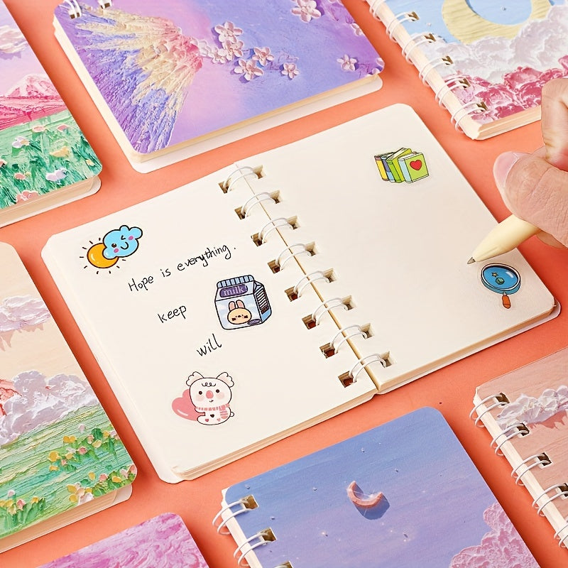 Mini Pocket Notebook Creative Lovely Diary Pen